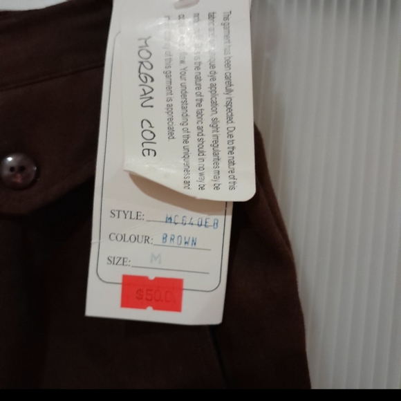 Morgan Cole- NWT- vintage brown dress pants,  size medium - Picture 4 of 6